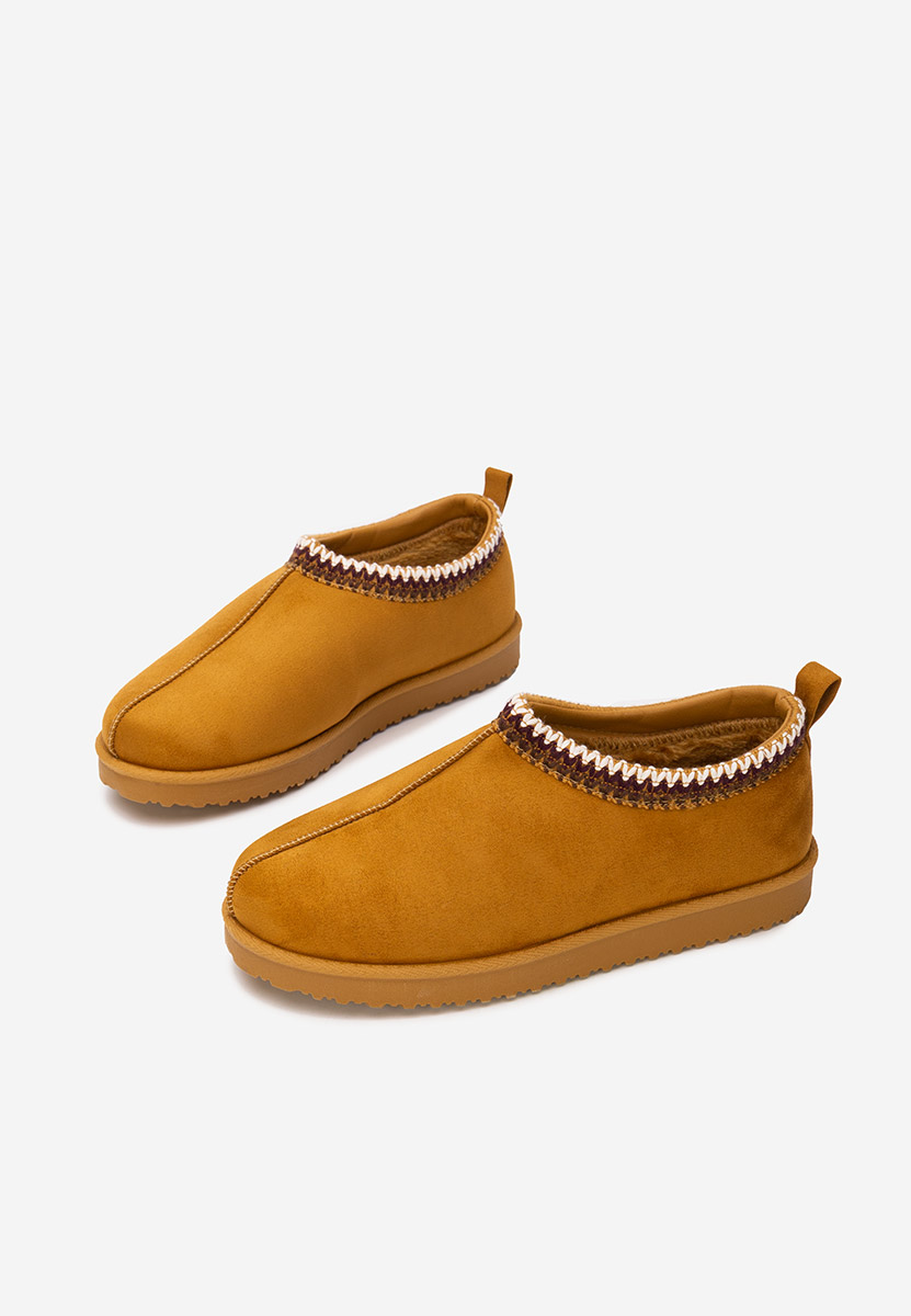Camelowe drewniaki Dioria