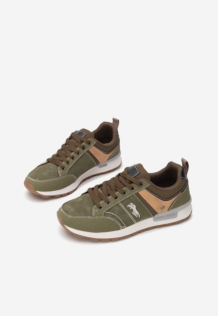Zielone sneakersy męskie Garen