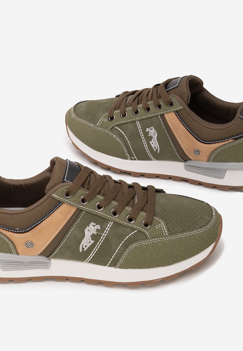 Zielone sneakersy męskie Garen