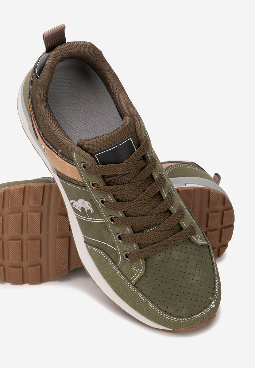 Zielone sneakersy męskie Garen