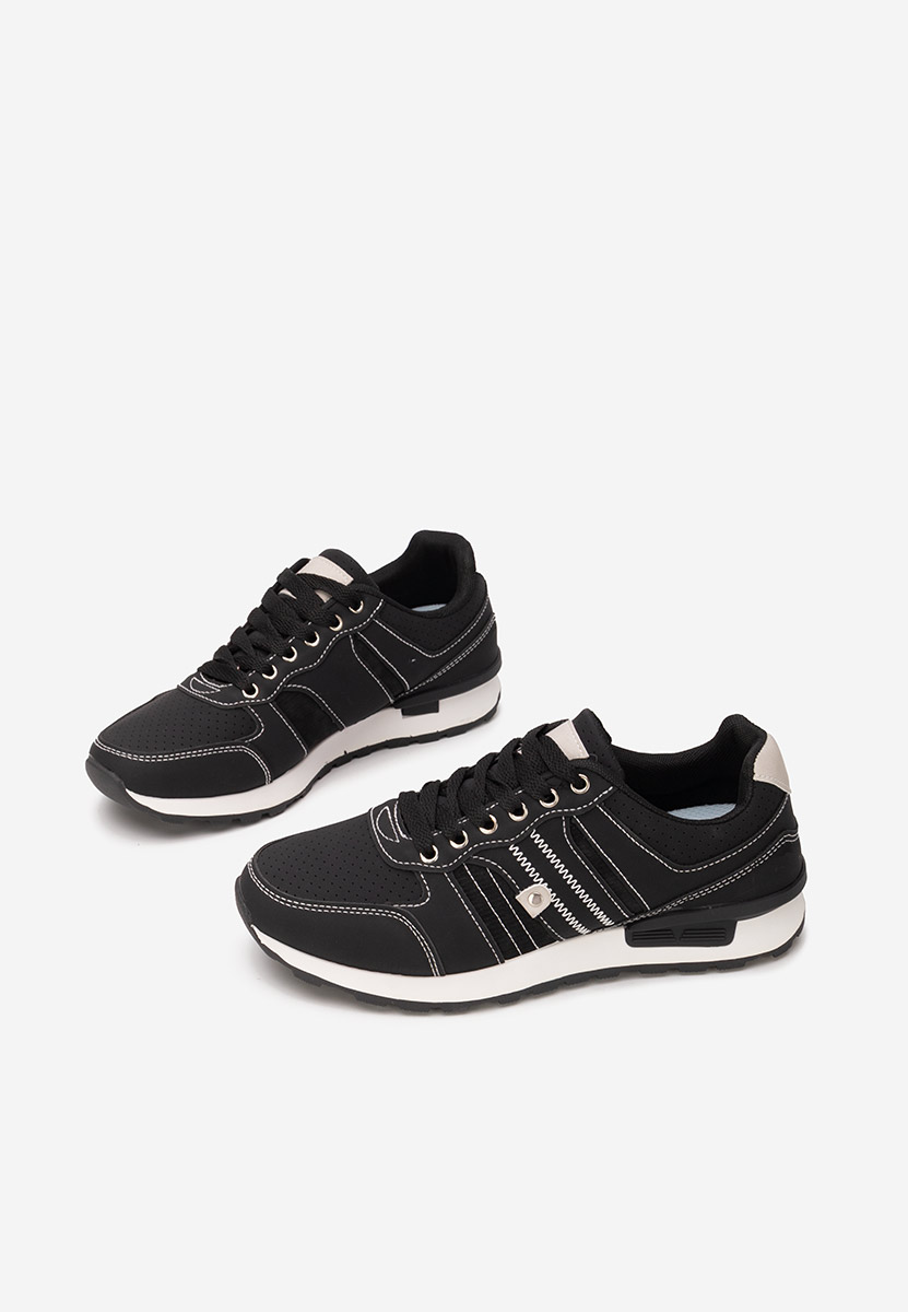 Czarne sneakersy męskie Melcor