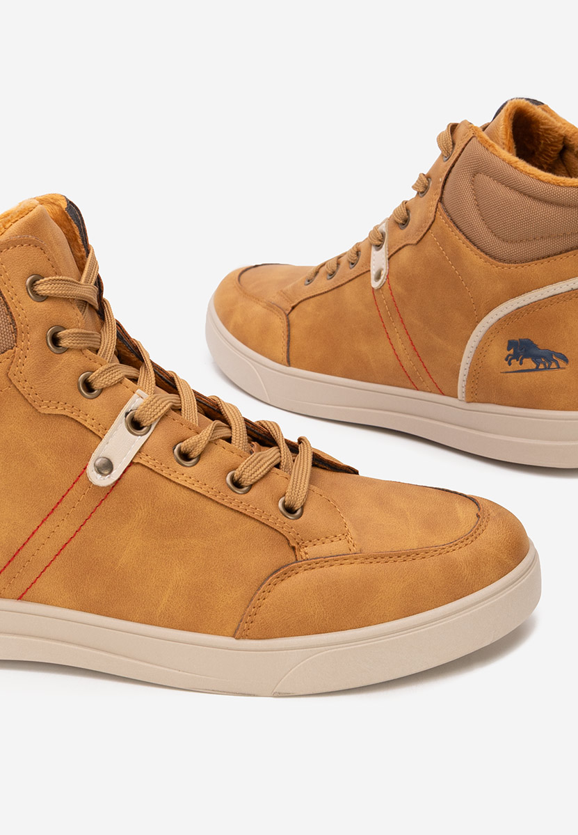 Camelowe sneakersy męskie Nerol