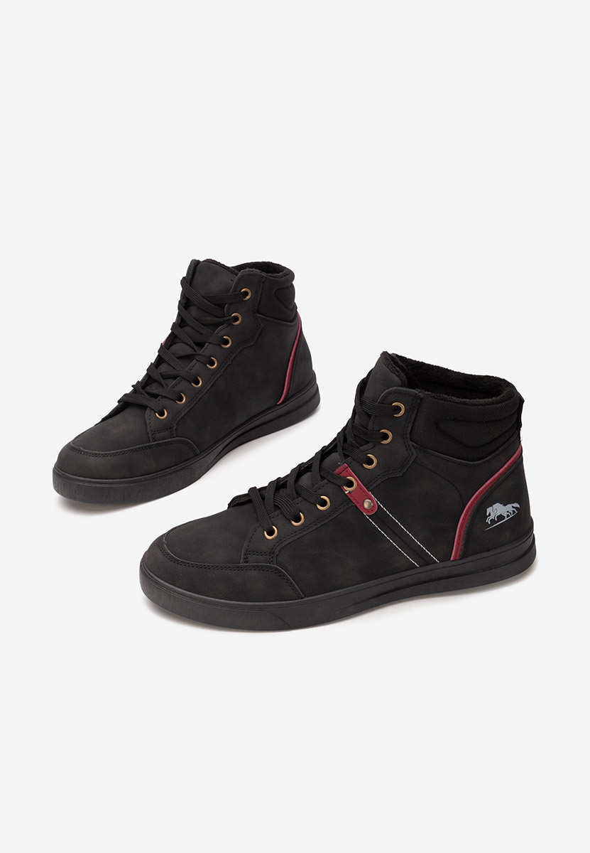 Czarne sneakersy męskie Nerol