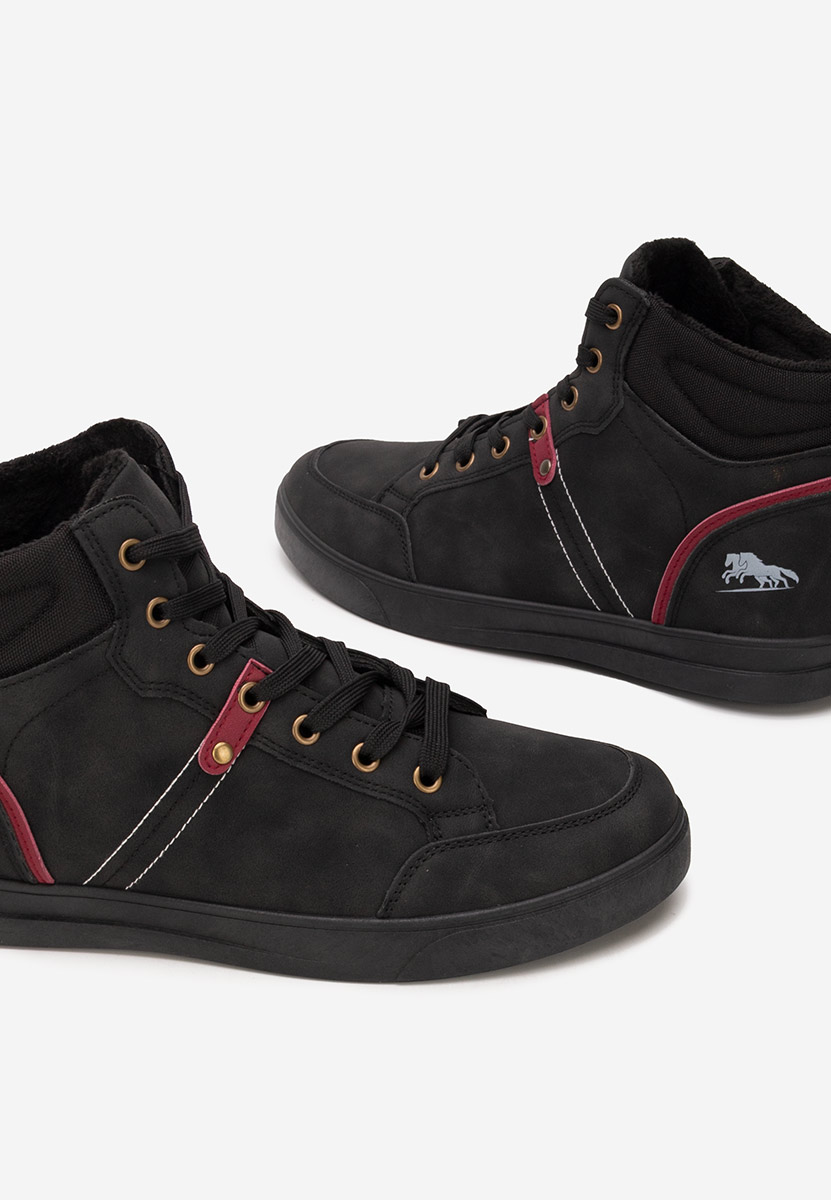 Czarne sneakersy męskie Nerol