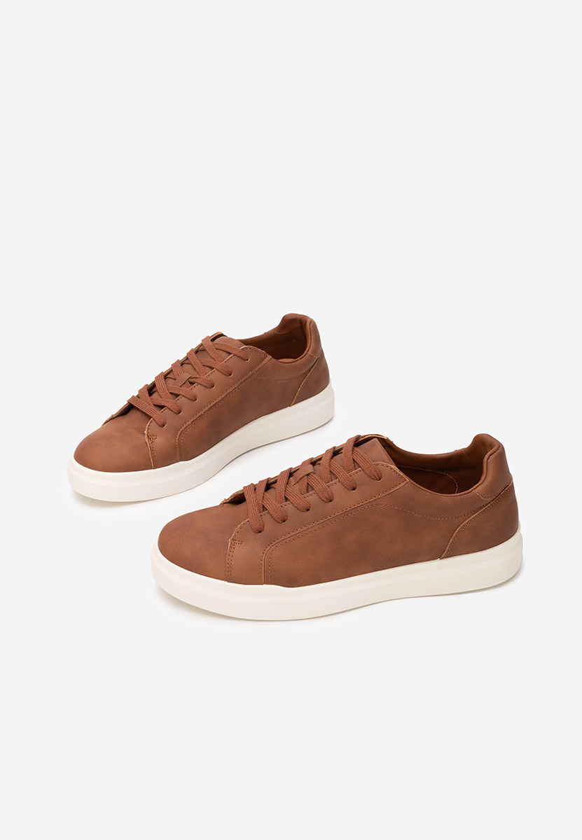 Brązowe sneakersy męskie Ravorn