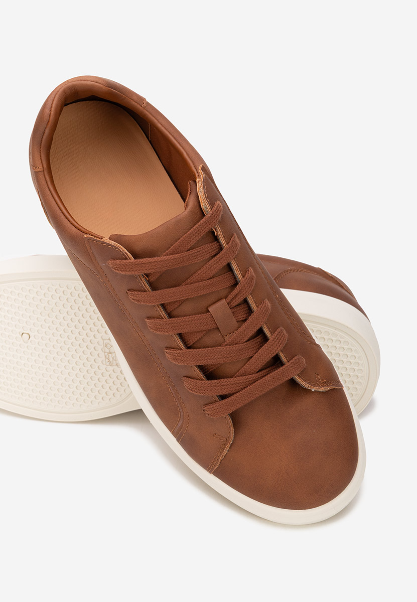 Brązowe sneakersy męskie Ravorn