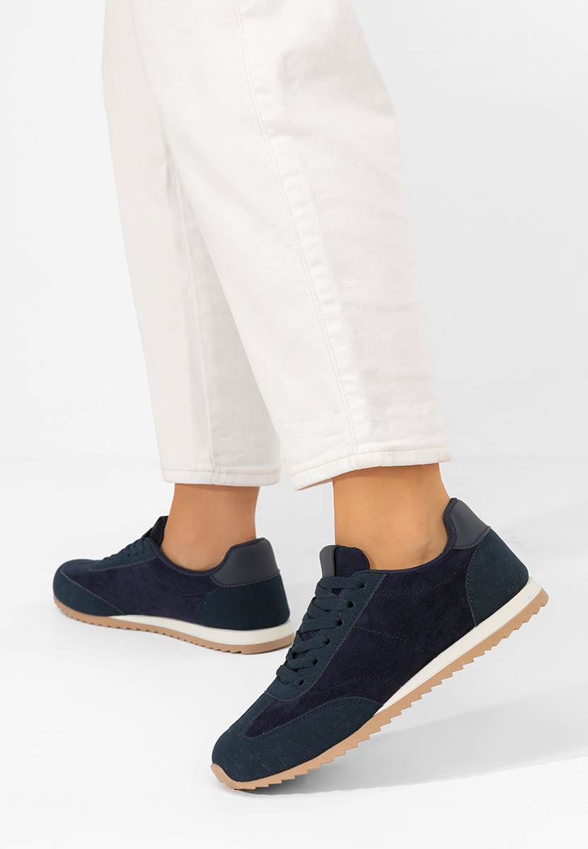 Granatowe sneakersy damskie Crinea