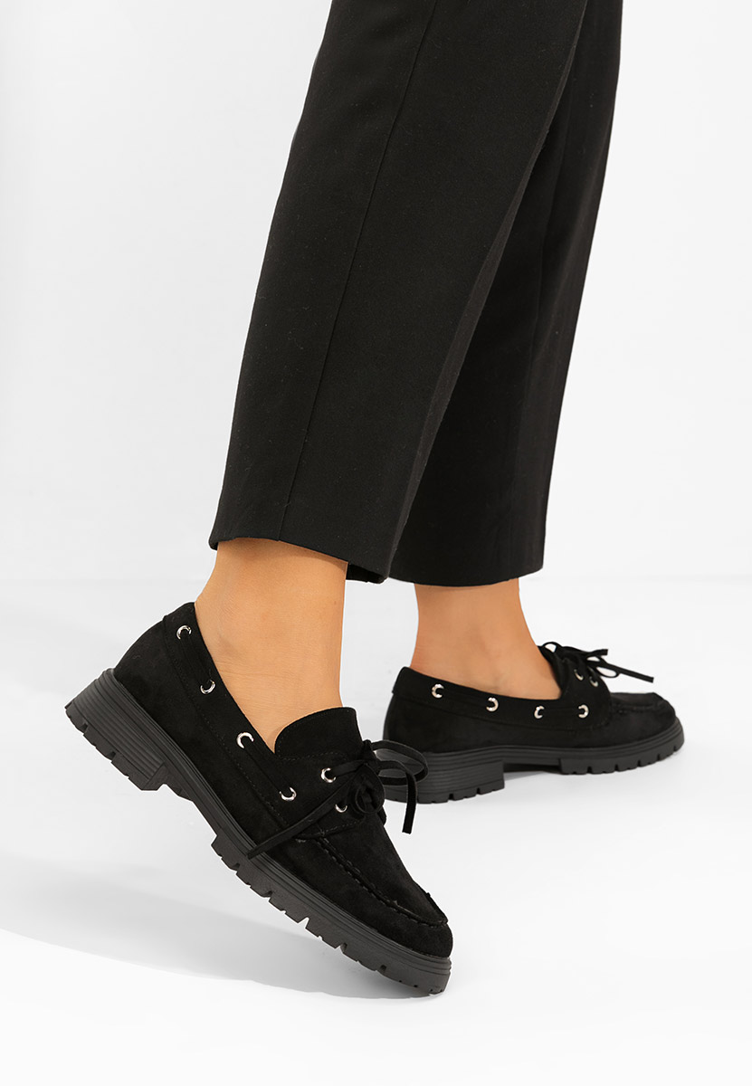 Czarne półbuty damskie Valoria Czarne półbuty damskie Valoria