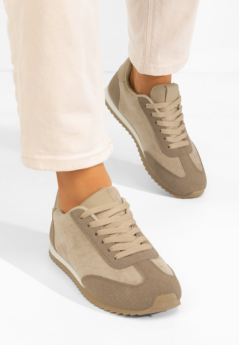 Khaki sneakersy damskie Crinea