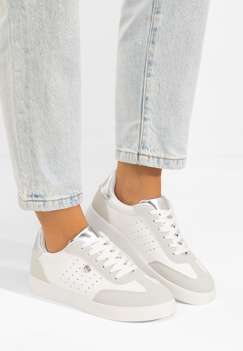 Białe sneakersy damskie Zova