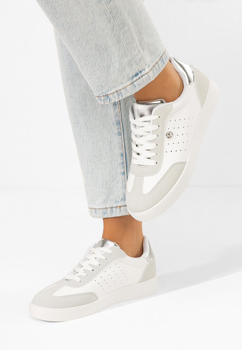 Białe sneakersy damskie Zova