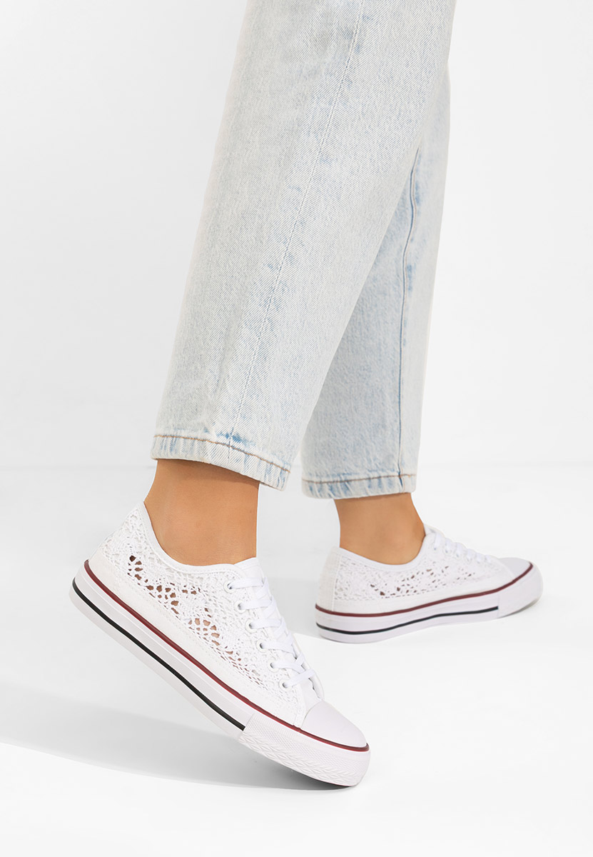 Białe trampki damskie Brittany V2 Białe trampki damskie Brittany V2