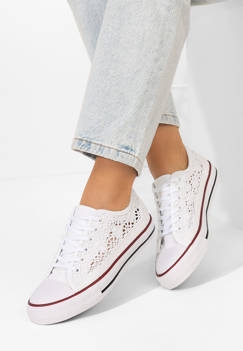 Białe trampki damskie Brittany V2 Białe trampki damskie Brittany V2