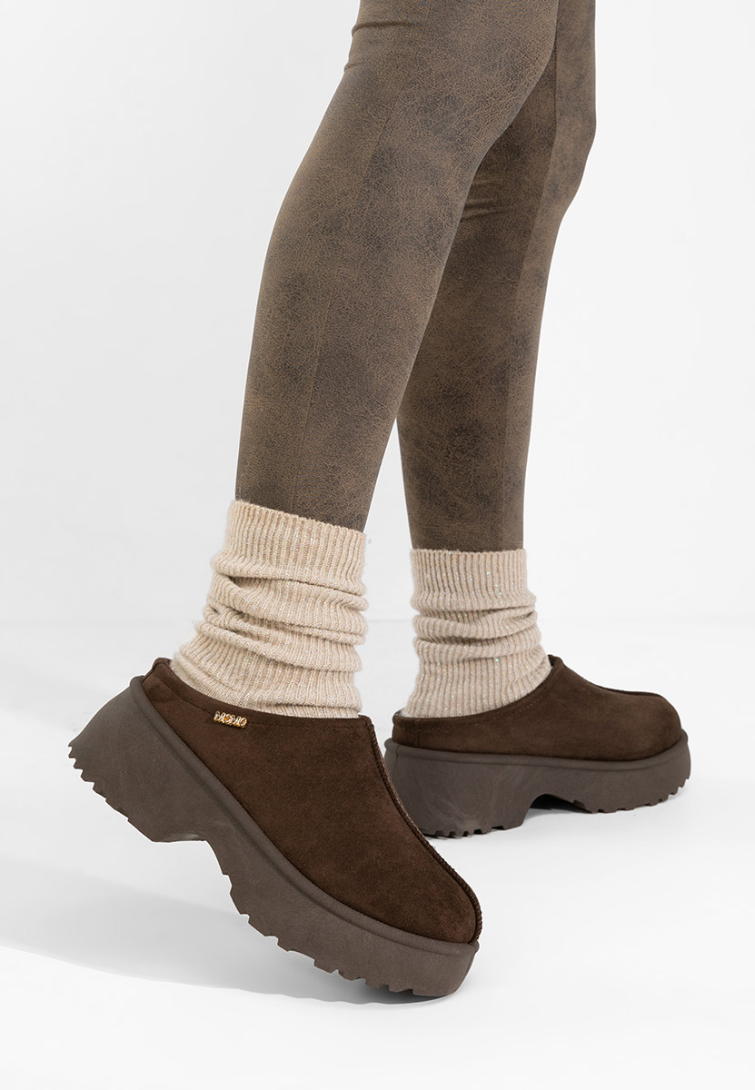 Brązowe drewniaki Veyra V2 Brązowe drewniaki Veyra V2