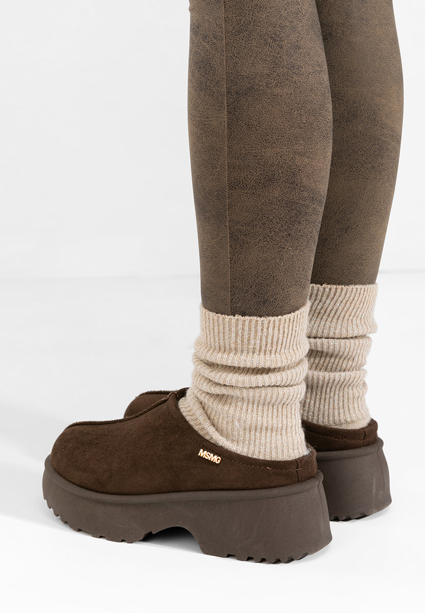 Brązowe drewniaki Veyra V2 Brązowe drewniaki Veyra V2