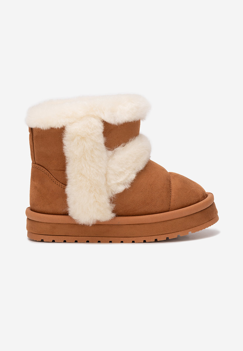 Camelowe kozaki dziewczęce Zeravia