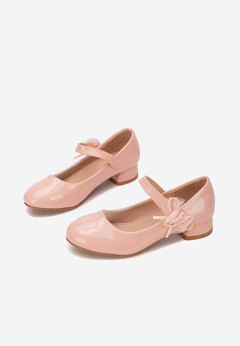 Różowe półbuty dziewczęce Velmira