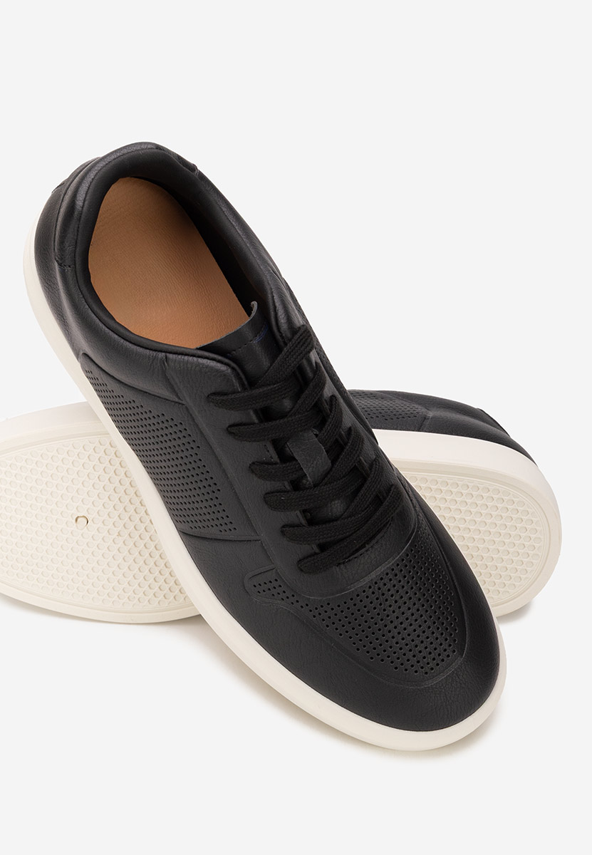 Czarne sneakersy męskie Zorlan