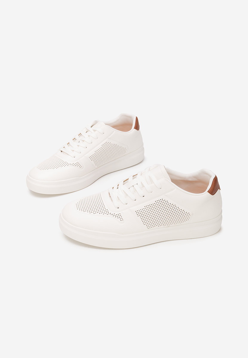 Białe sneakersy męskie Zorlan