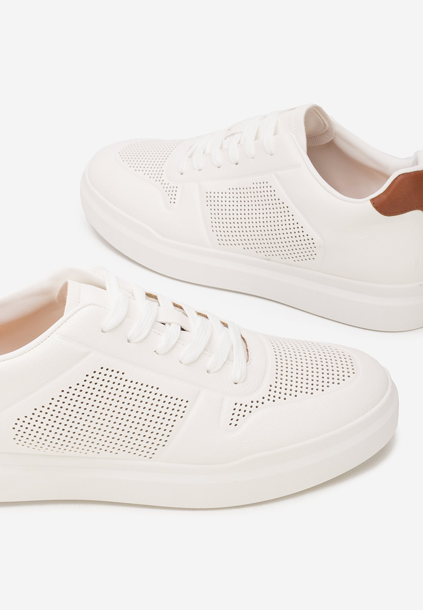 Białe sneakersy męskie Zorlan