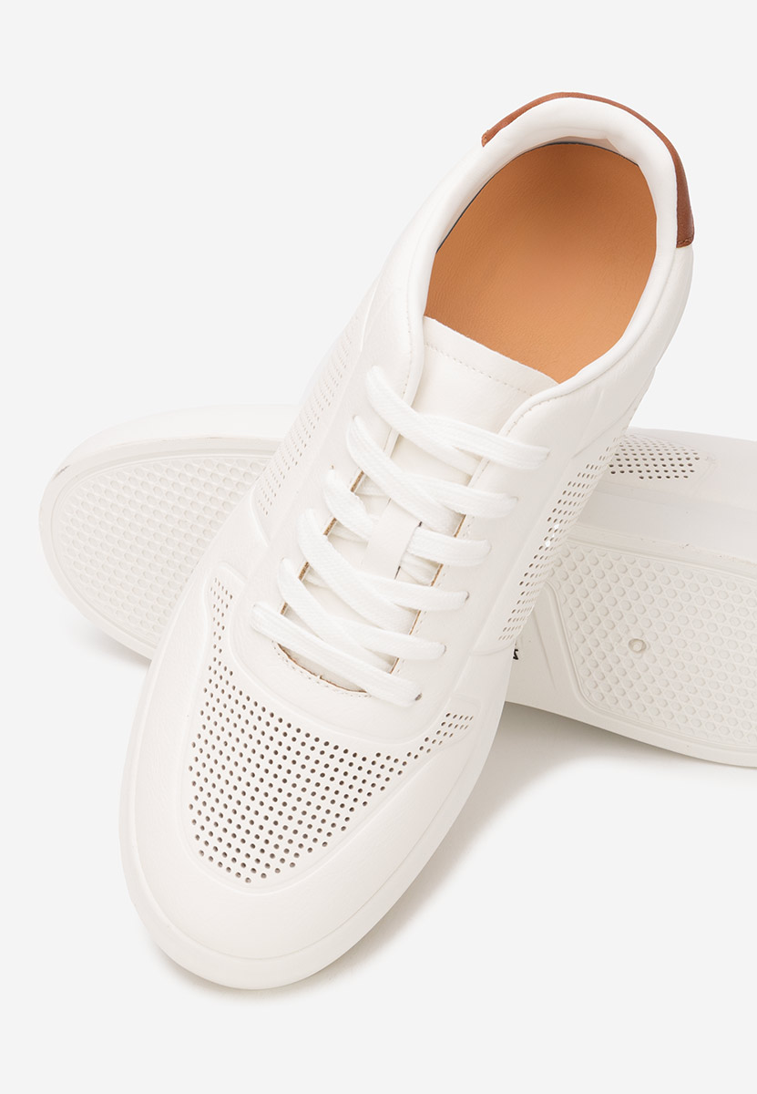 Białe sneakersy męskie Zorlan