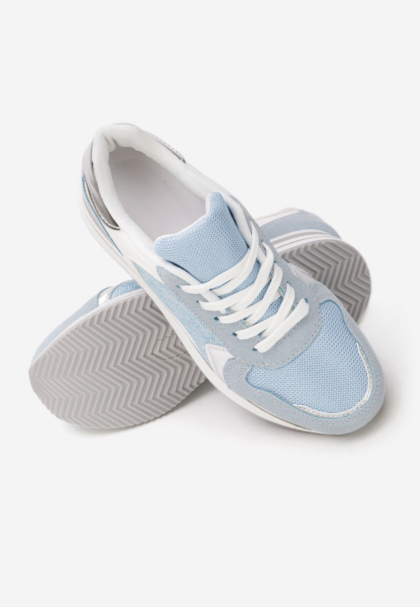 Niebieskie sneakersy na platformie Sidnei