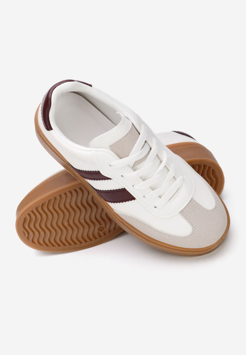 Bordowe sneakersy damskie Baryba