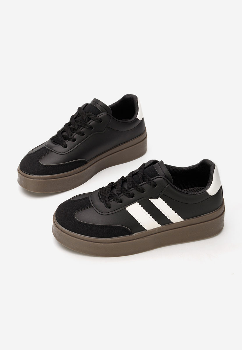 Czarne sneakersy damskie Baryba