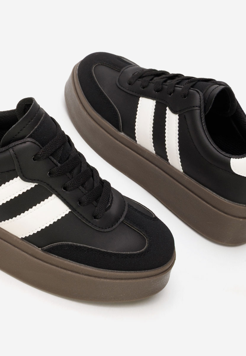 Czarne sneakersy damskie Baryba