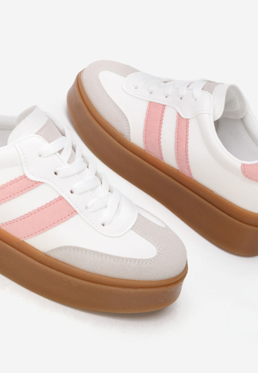 Różowe sneakersy damskie Baryba