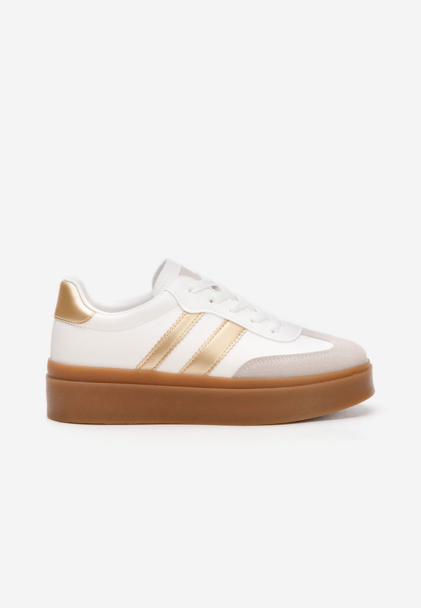 Złote sneakersy damskie Baryba