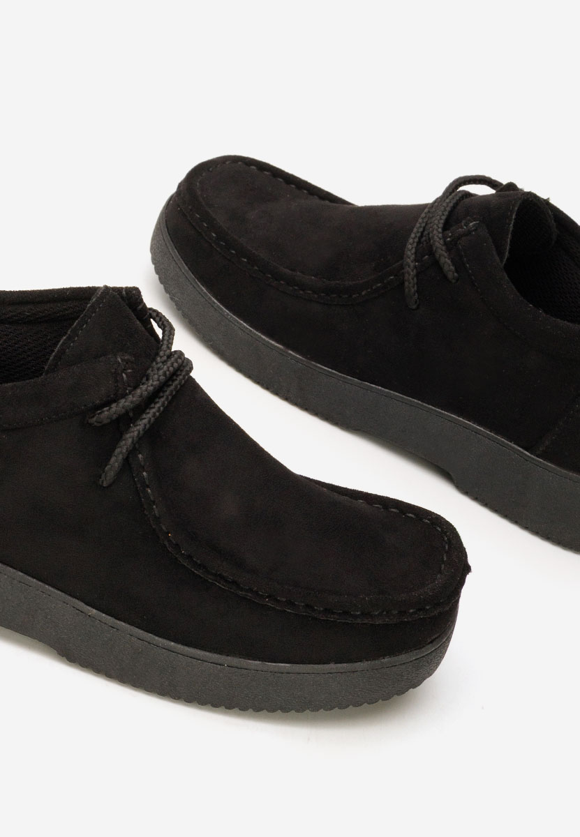 Czarne półbuty damskie Zairia