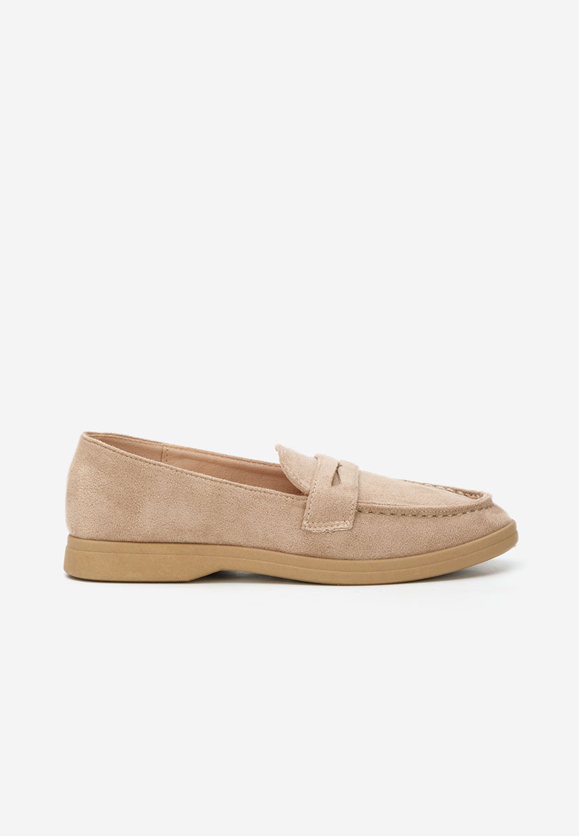 Khaki mokasyny damskie Nivoria
