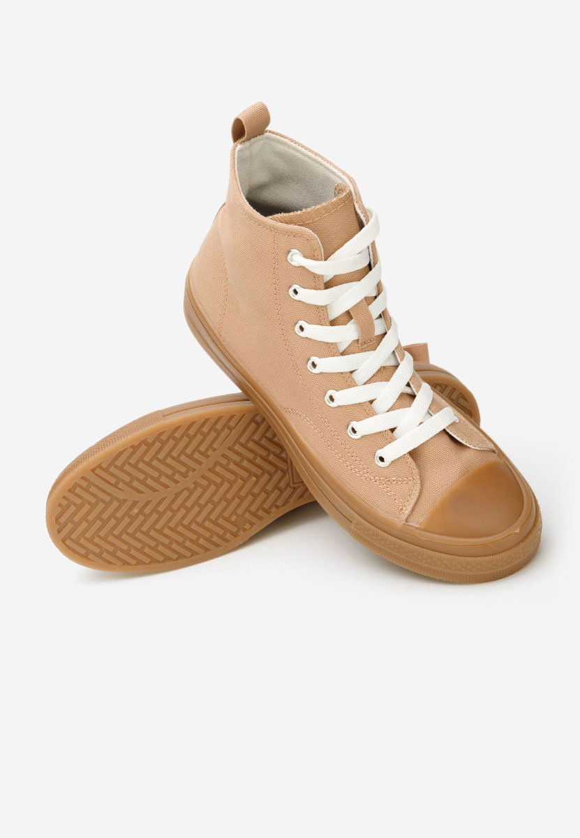 Khaki trampki wysokie damskie Thyora