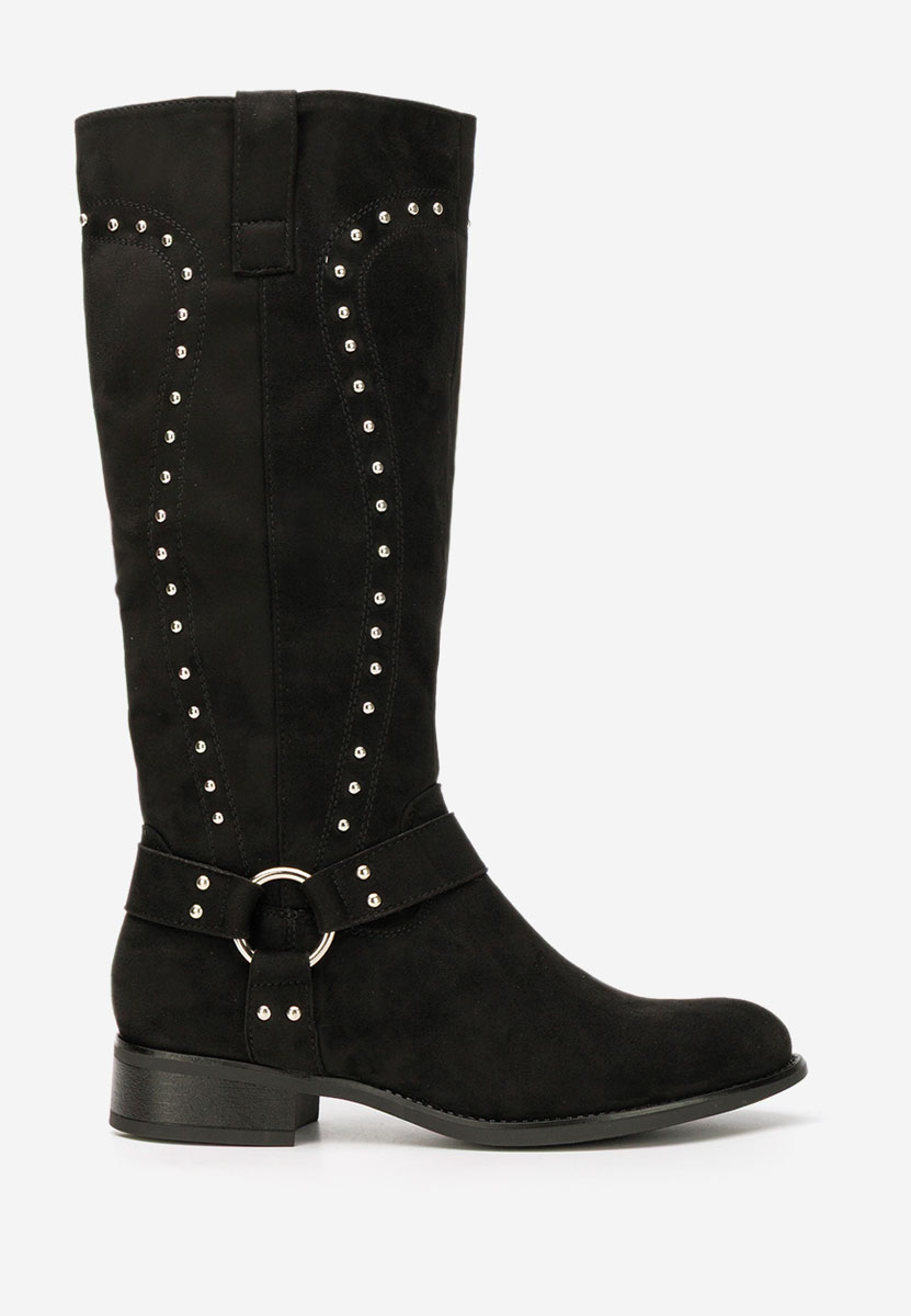 Czarne oficerki damskie Nalira