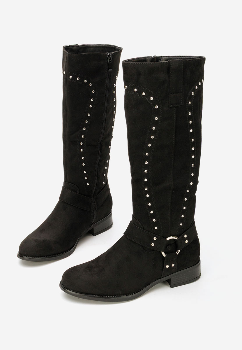 Czarne oficerki damskie Nalira