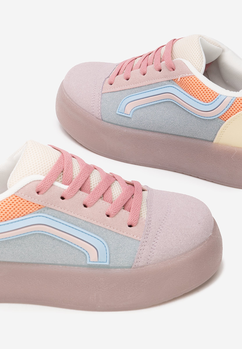 Fioletowe sneakersy damskie Davira