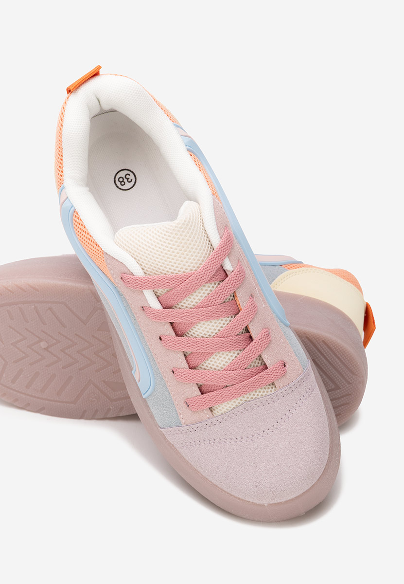 Fioletowe sneakersy damskie Davira