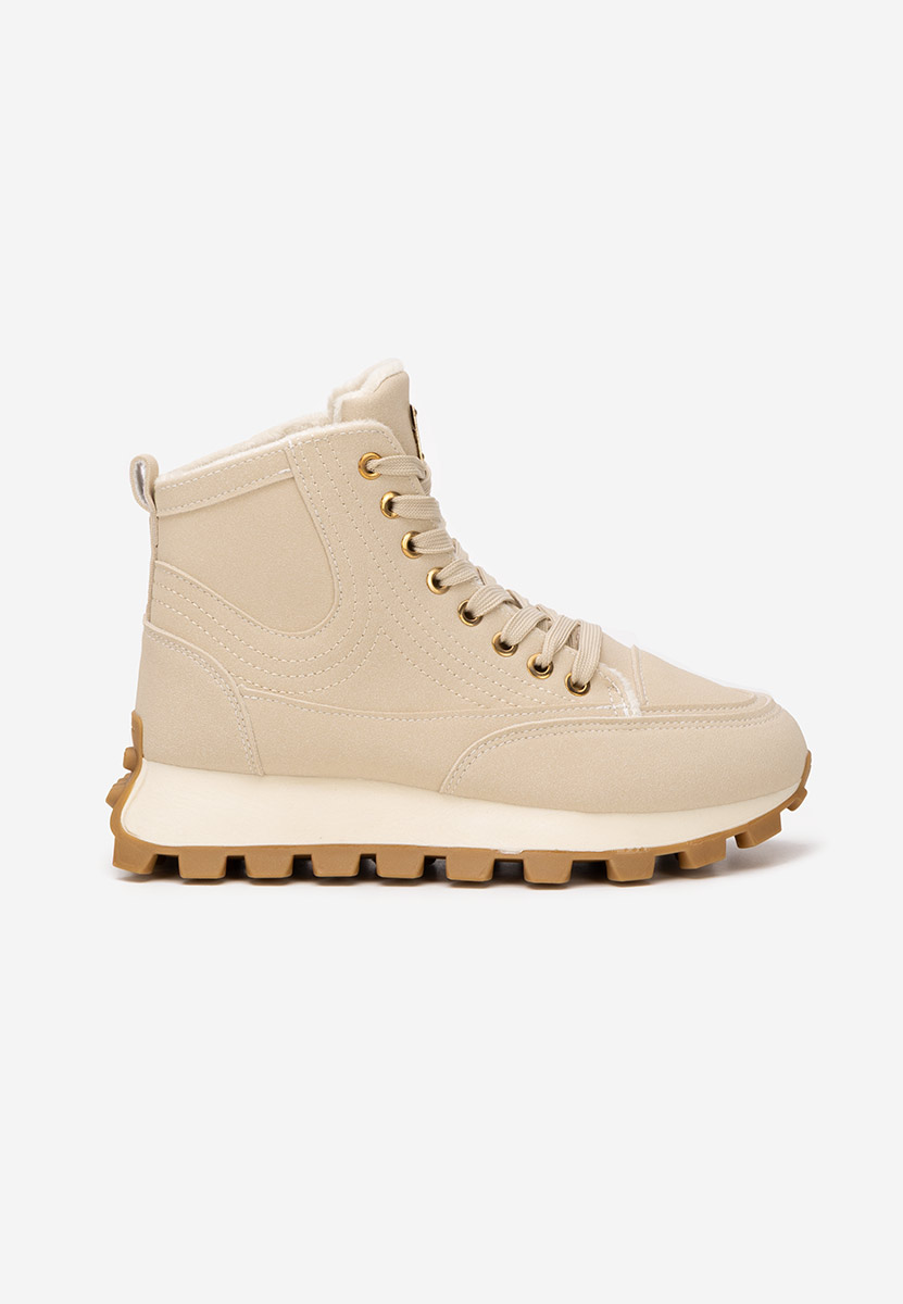 Beżowe sneakersy damskie Dorineia