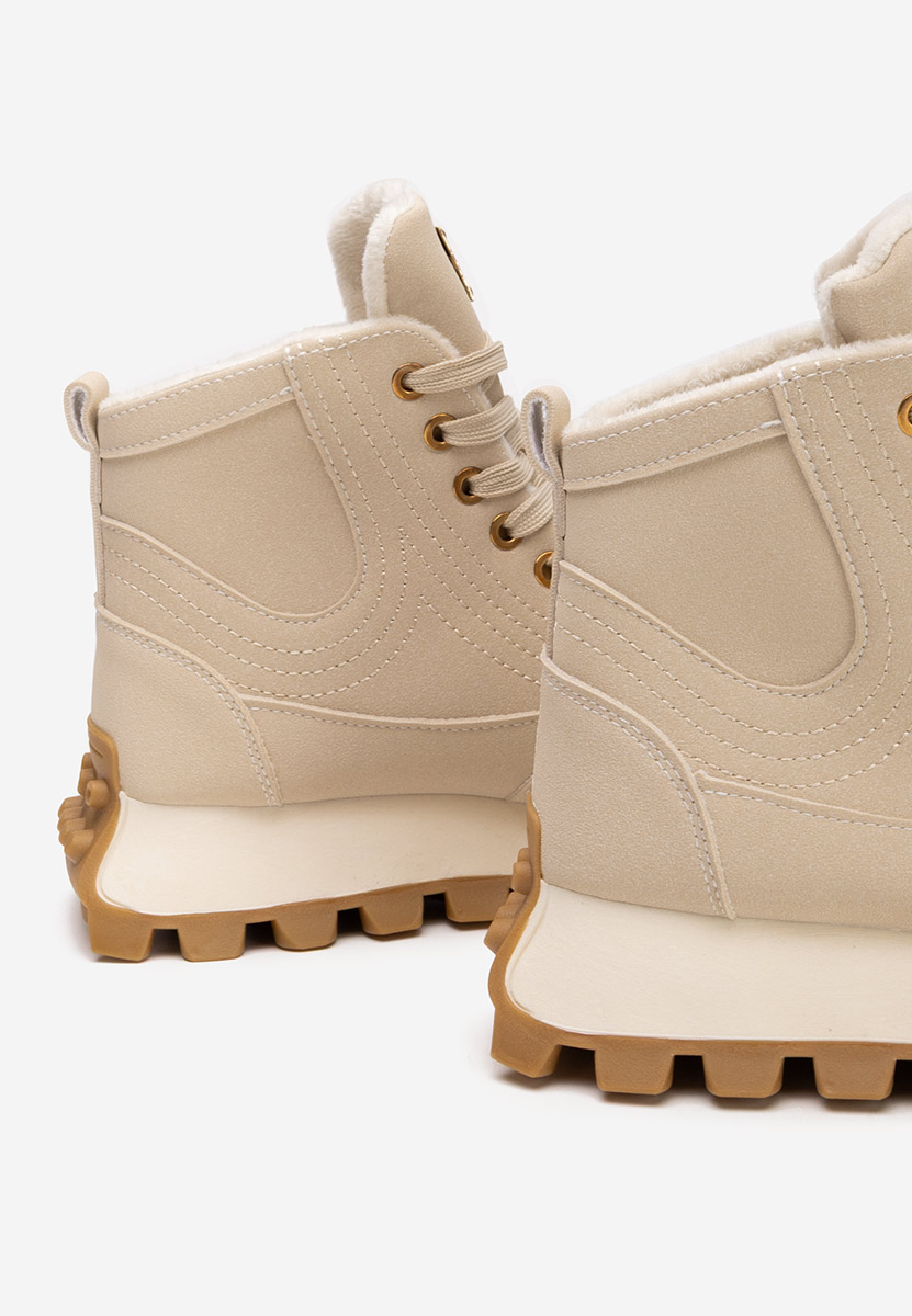 Beżowe sneakersy damskie Dorineia