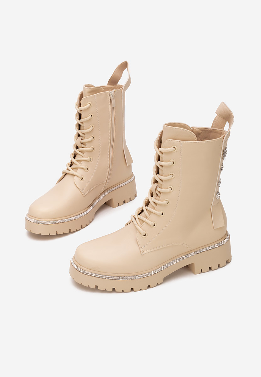 Beżowe workery damskie Jettie