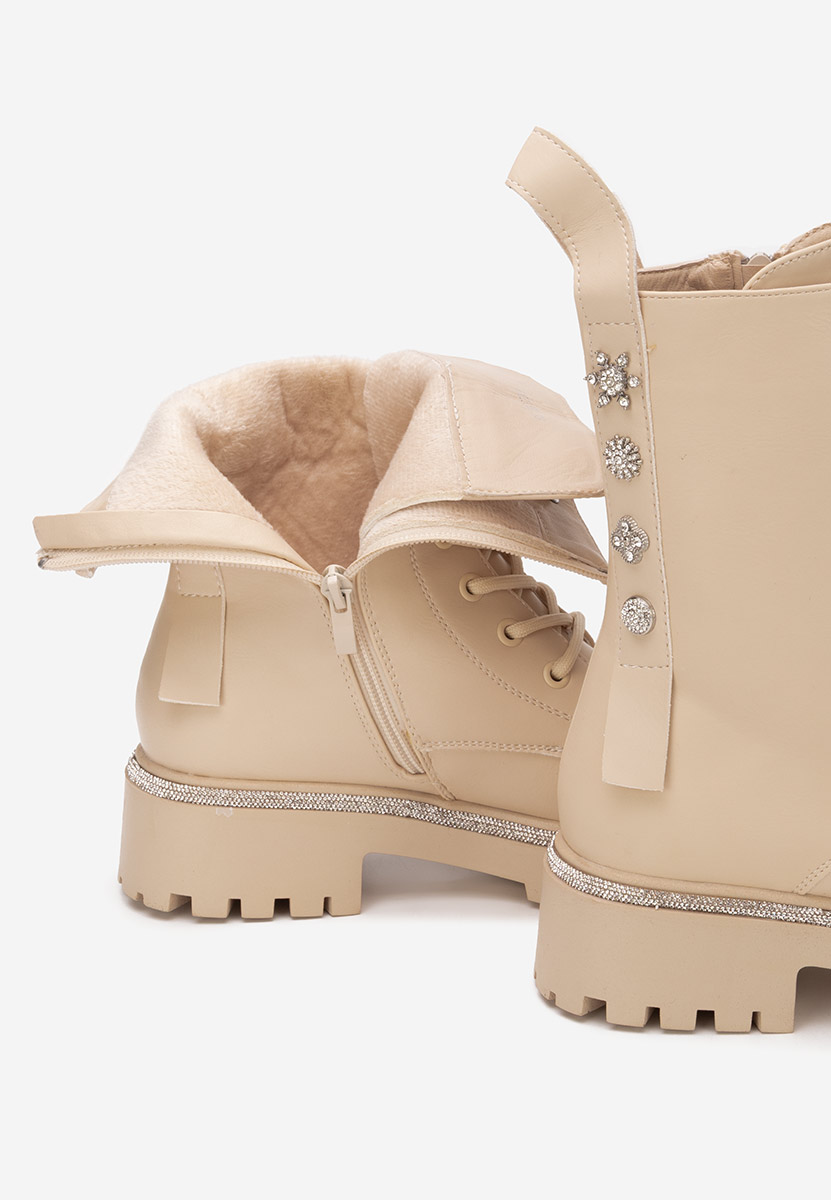 Beżowe workery damskie Jettie