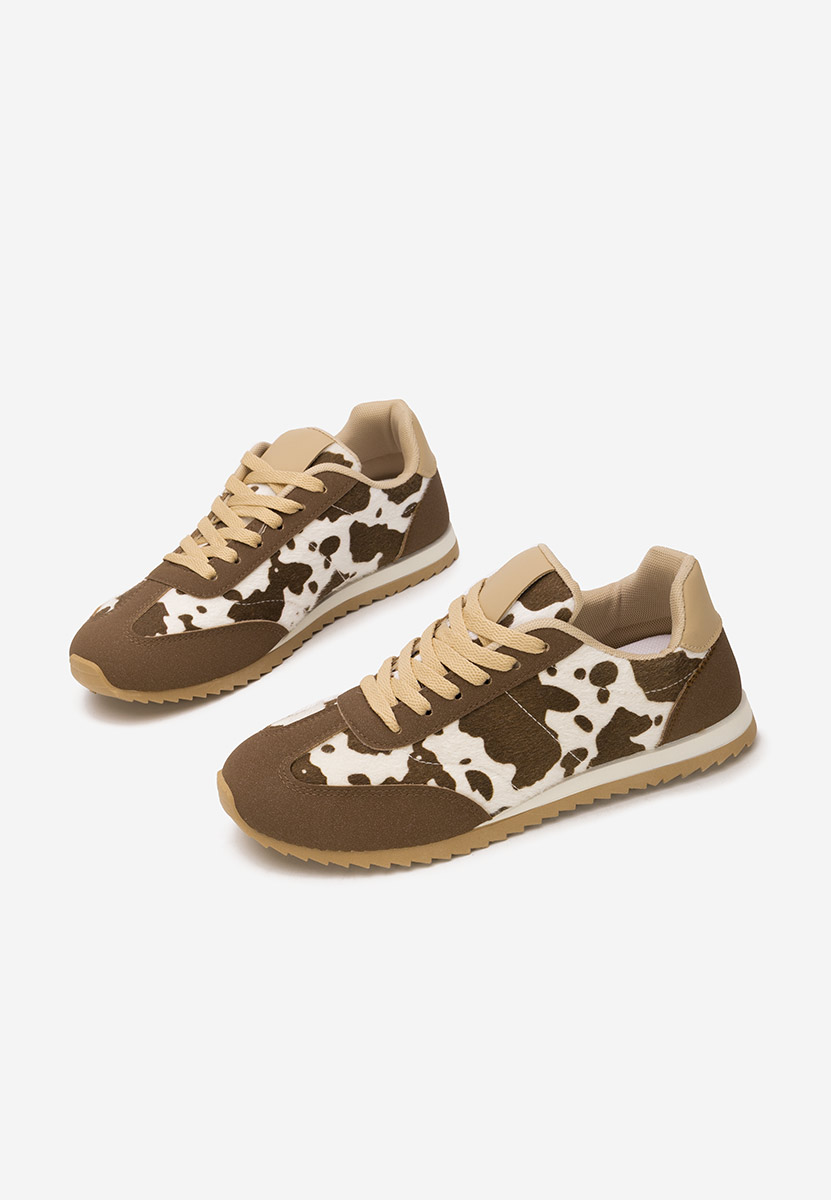 Wężowe sneakersy damskie Crinea