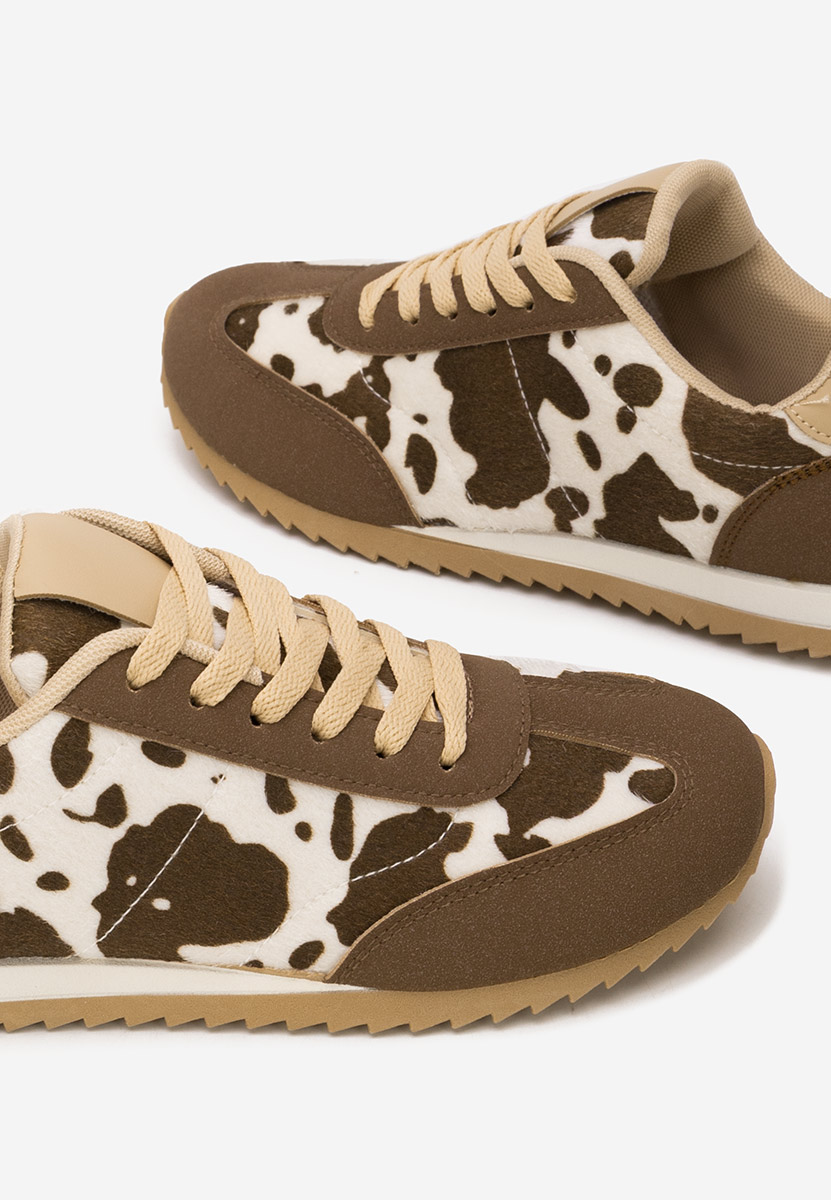 Wężowe sneakersy damskie Crinea