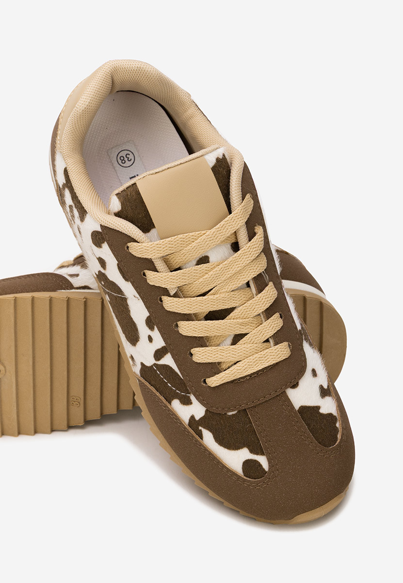 Wężowe sneakersy damskie Crinea