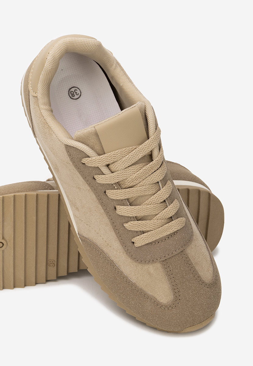 Khaki sneakersy damskie Crinea