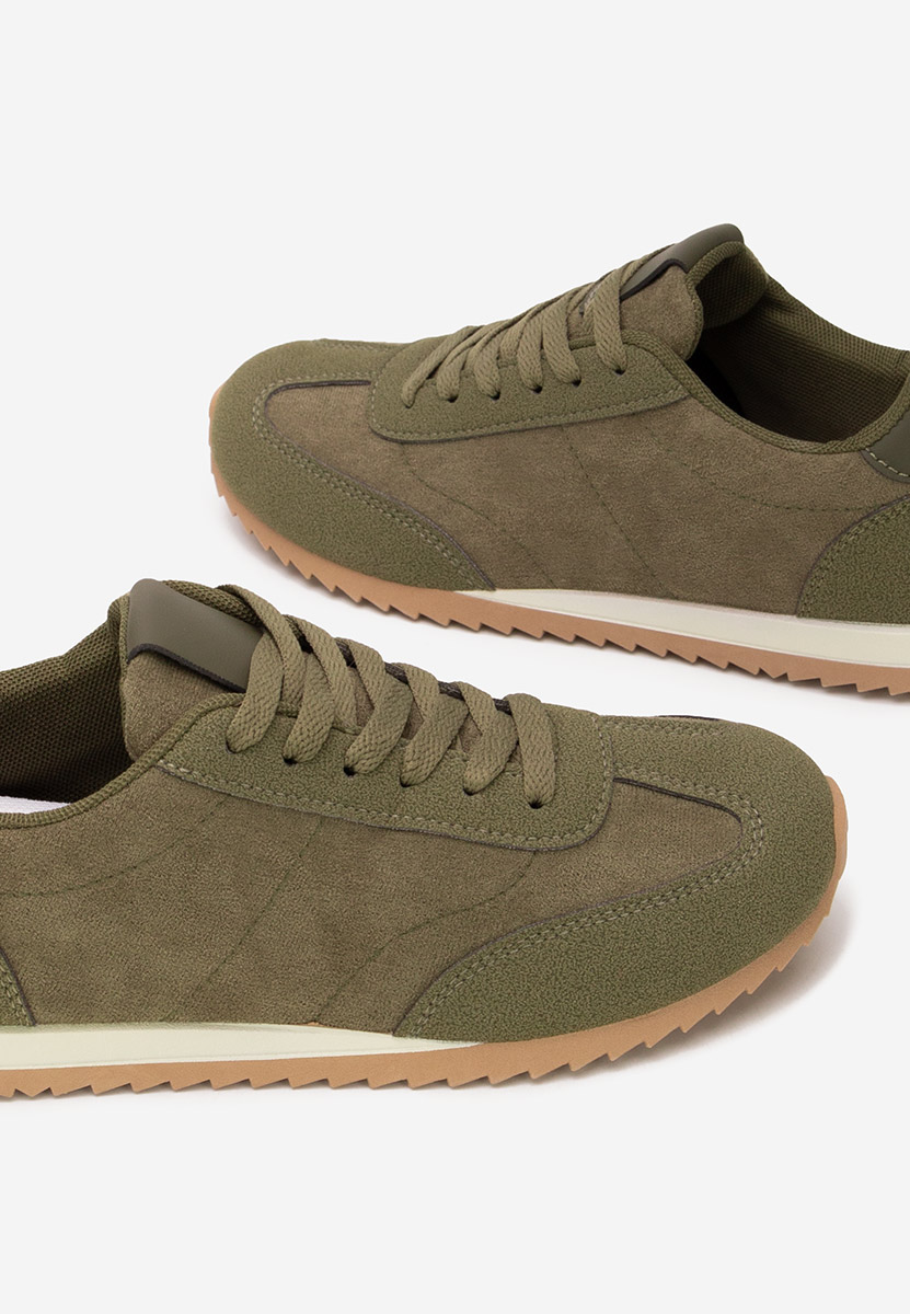 Zielone sneakersy damskie Crinea