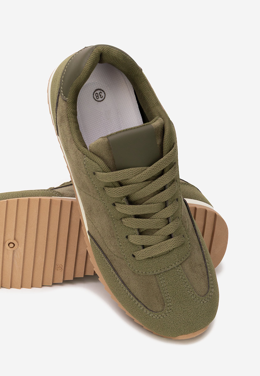 Zielone sneakersy damskie Crinea