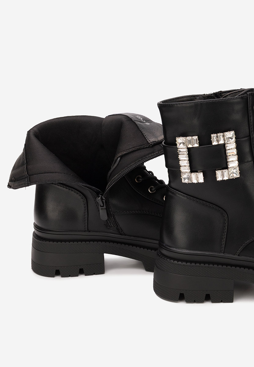 Czarne workery damskie Celisora