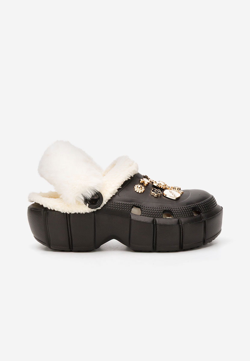 Czarne drewniaki Aldeva